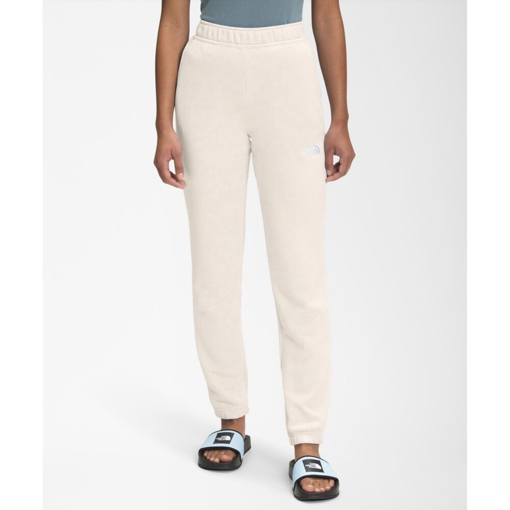 The North Face Simple Logo Jogger Pants Sweats White Womens Size XXL Reg NEW